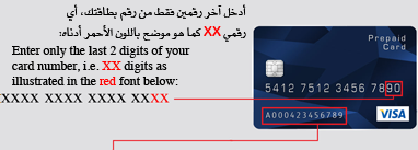 Card Number Location